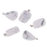 Max Natural Mineral Pendant Polished Stone Pendant Decor for Necklace Gifts #9