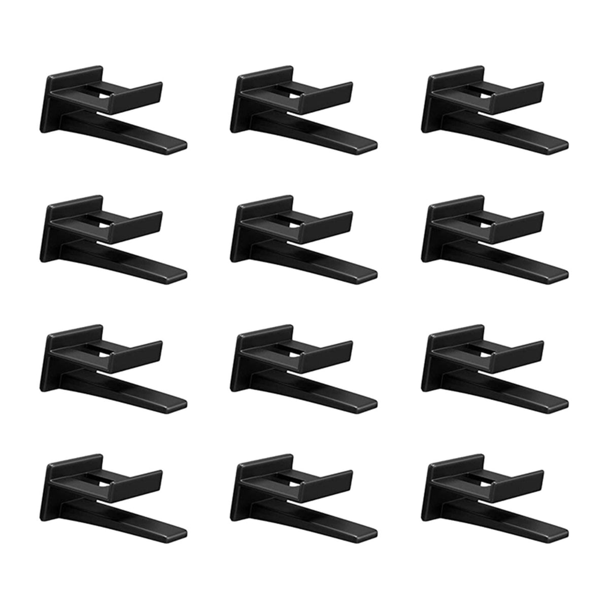 Maxbell 12x Hat Organizer Organizer No Drilling Hat Hooks for Wall Mount for Bedroom yellow