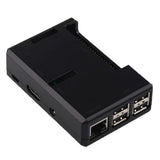 Max Protector Shell Cover Case Enclosure for Raspberry Pi 2B 3B 3B+ Black