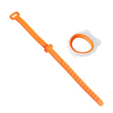 Maxbell Toilet Seat Lifter Cover Lid Handle Resusable for Travel Restaurant Orange White