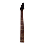 Max Guitar Neck 24 Frets For Electric Guitar Replacement Right Handed Black Head