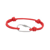 Maxbell Bracelet Handmade Adjustable Classic Chain for Men Women Birthday Holiday Red