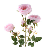 Maxbell Artificial Rose Silk Flower Bridal Bouquet for Home Wedding Decor Pink