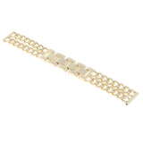 Max Stainless Steel Watch Band Strap for Sumsang Galaxy Watch 46mm Gold