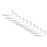 Maxbell Bike Bicycle V Brake Cable Noodle Brakes Pipe Hose Guide Silvery 90 Degree