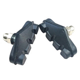 Maxbell 1 Pair Road Bicycle C Brake Shoes Pads Blocks Rubber caliper Brake Holder