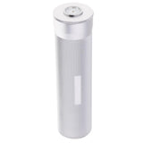 Max Aluminium Alloy Cigar Tube Case Humidor With Humidifier Hygrometer Silver