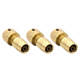 Maxbell 3Pcs Brass Hose Connectors Accessories Garden Expandable Hose Repair Kit