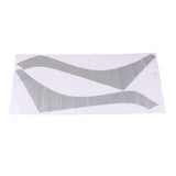 Max Maxb Pair Center Console Side Panel Trim Stickers for Buick Excelle XT GT Silver