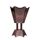 Maxbell Electric Incense Burner Aromatic Metal Incense Censer for Office Desktop Brown
