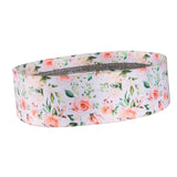 Maxbell Resistance Band Comfortable Pull up Assist Elastic for Fitness Squat Thigh White Floral