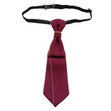 Maxbell Men Necktie Women Pre Tied Necktie Pretied Ties for Party Carnivals Concerts Red Sharp Corner