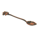 Max Creative Retro Coconut Tree Design Stainless Steel Soup /Coffee Spoon Red