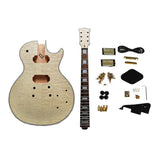 Maxbell Water Rippling Maple LP electric guitar material core body maple neck kit