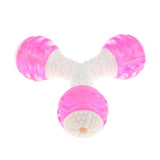 Max Cute Pet Cat Puppy Rubber Chewing Squeaker Squeaky Sound Dog Play Toy Pink