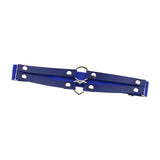 Maxbell Elastic Leg Garter Belt Fashion Gifts Ladies Punk for Birthday Party Cosplay Blue