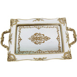Maxbell Mirror Tray Dresser Organizer Fruit Plate Candy Display Tray Serving Tray Printing