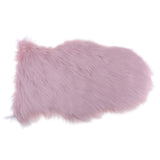 Max 40x60cm Sheepskin Fluffy Skin Faux Fur Fake Rug Mat Rugs Light Pink