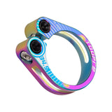 Maxbell Maxbell Aluminum Alloy Bicycle Seatpost Clamp Bike Seatpost Clip for Folding Bikes 34.9mm Colorful