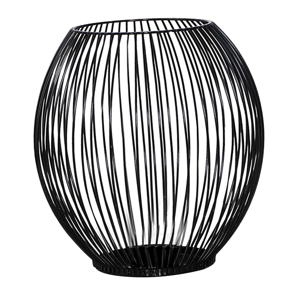 Maxbell Retro Hollow Tea Light Candle Holder Ornament Lantern Metal for Dinner Table Small