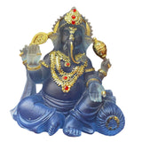 Maxbell Resin Sitting Buddha Statues Ornaments Gifts for Shop Bookshelf Fengshui