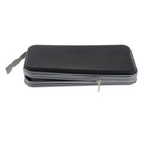 Maxbell 80 Disc CD Wallet DVD Case Storage Holder Bag Carry Protector Plastic Black