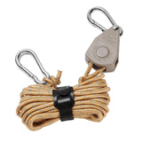 Maxbell Ratchet Pulley Rope Hanger Cord Lanyard for Gardening Camping Backpacking