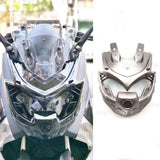 Maxbell Silver ABS Modified Front Panel Fairing Cover For Yamaha nmax155 Motorcycle