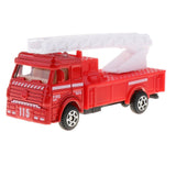 Maxbell 1:72 Diecast Cars Toy Fire Dept & Engineering Vehicles Ladder Truck