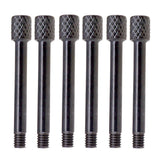 Max 6pcs Brass Electric Guitar Tremolo Bridge Saddle Clamp String Screws Black