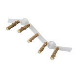 Maxbell Suction Cup Wood Perch Toy Parrot Playstand for Parakeet Cockatiel Bluebirds style C