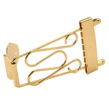Max Maxb A Set 6 String Jazz Archtop Guitar Trapeze Tailpiece Electric Guitar Gold