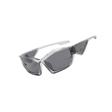 Maxbell Cat Eye Sunglasses Sun Glasses Men Women Comfortable for Beach Clear Gray