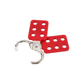 Max Lockout Hasp Steel Lockout Kit Safty Lock 25mm/38mm, Red 38mm