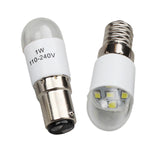 Maxbell 2Pcs Universal Sewing Machine LED Light Bulb E14 BA15D Screw in Type 220V