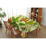 Max Tropical Plants Crane Printed Tablecloths Waterproof Polyester 140*260CM P