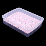 Maxbell Stackable Plastic Covered Egg Tray Holder, Storage Container and Organizer Pink