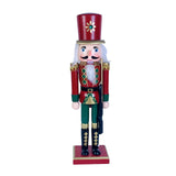 Maxbell 30cm Nutcracker Soldier Figurine Christmas Ornament for Bedroom Bookshelf Brown