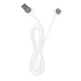 Maxbell Mobile Phone USB Cable Holder Elbow Charging Cable for Android Phones white
