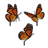 Maxbell Garden Butterfly Decoration Art Gift Artwork Butterfly Figurines for Balcony A+B+C