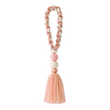 Maxbell Hand Woven Decorative Tassel Bohemian Pendant Fringe for Festival Wall Decor Pink
