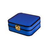 Maxbell Portable Jewelry Box Storage Case Wife Bracelet Women Ornaments Dark Blue