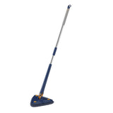 Maxbell Telescopic Flat Cleaning Mop with Microfiber Pad Washable for Laminate Wood Blue