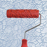 Max Maxb 7-Inch Assorted Embossed Pattern Painting Roller with Plastic Handle 8