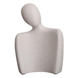 Maxbell Abstract Lover Statue Modern Couple Figurine for Home Living Room Decoration White S