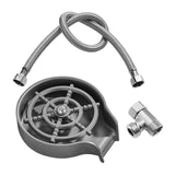Maxbell rinser Spraying Holes Bottle Washer Automatic Stainless Steel Gray with hose