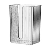 Maxbell Wall Mounted Tissue Box Tissue Paper Case for Smooth Surface Kitchen Home White