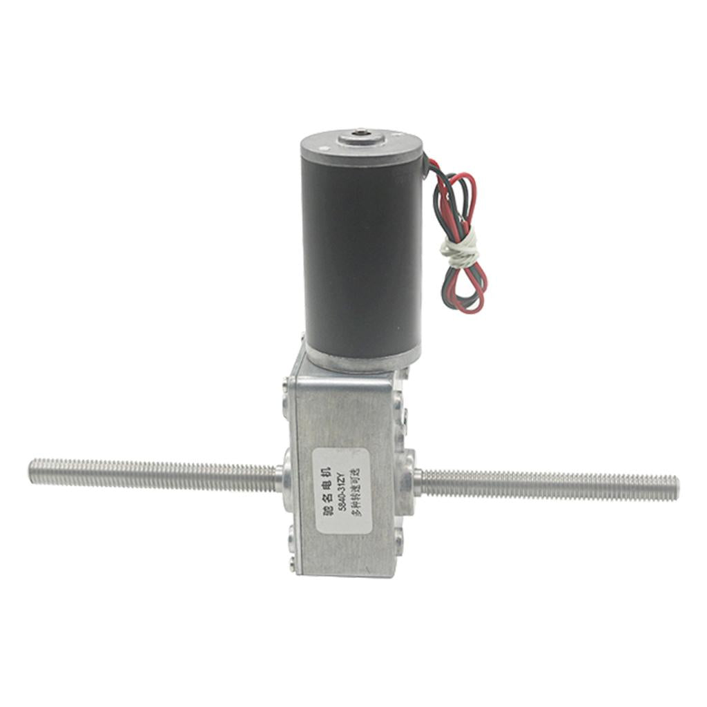 Max DC12V Large Torque Metal Turbo Worm Gearbox Reduction Gear Motor 260rpm