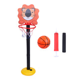 Maxbell Basketball Hoop Set Balls Playset Yard game for Office Outdoor Garden lion