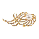 Maxbell Pearl Brooch Pin Women Girl Fashion Jewelry Clothes Accessory